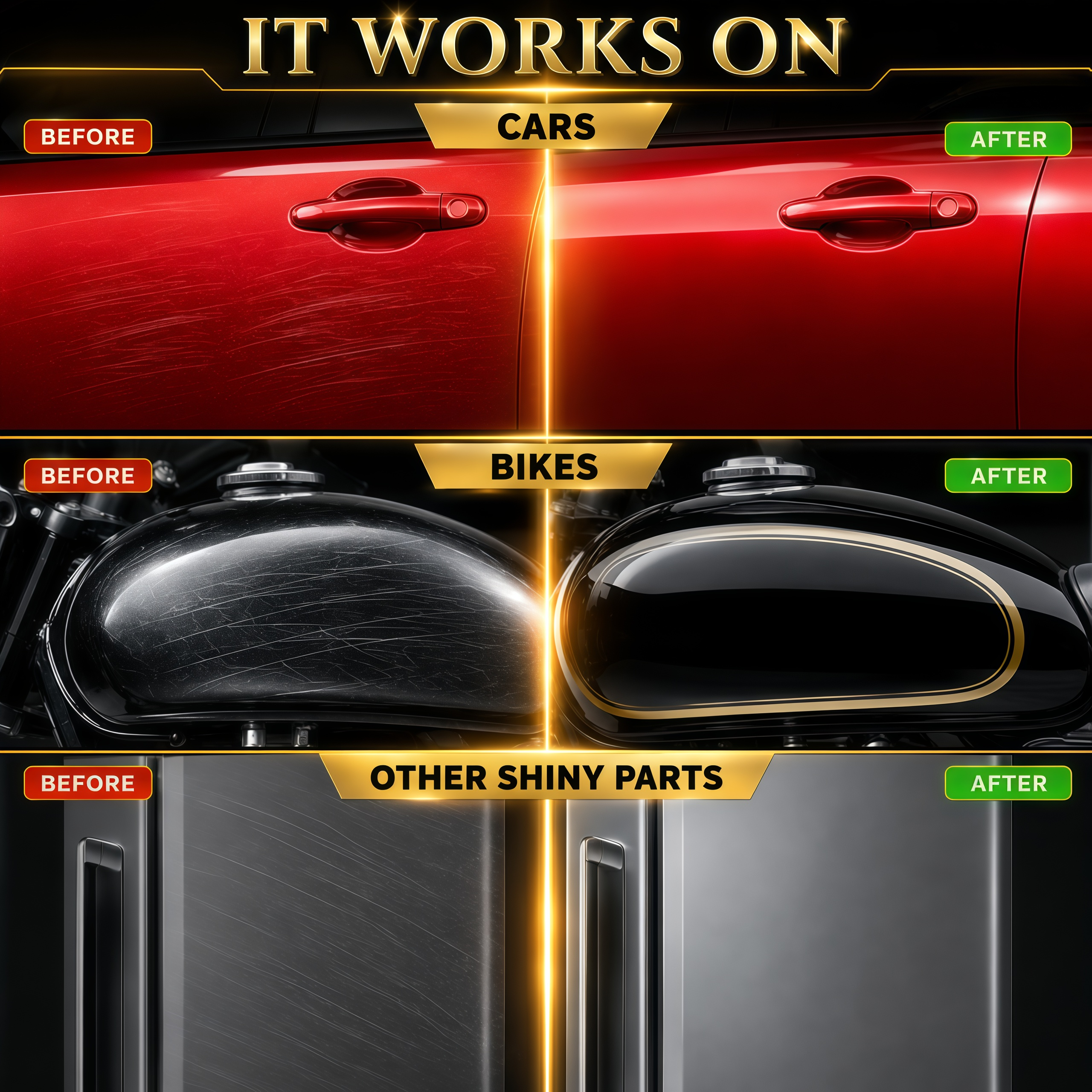 Premium Car Scratch Removal Cream with Deep Restoration & Long-Lasting Shine