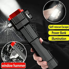 Ultimate 6-in-1 Multifunctional Torch with Long Range & Rechargeable Battery