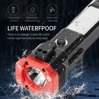 Ultimate 6-in-1 Multifunctional Torch with Long Range & Rechargeable Battery