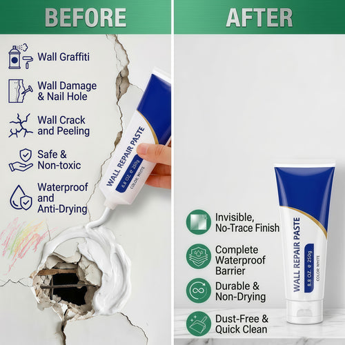 5-Minute Wall Restoration Magic Paste with Long-Lasting Crack Protection Finish (BUY 1 GET 1 FREE)