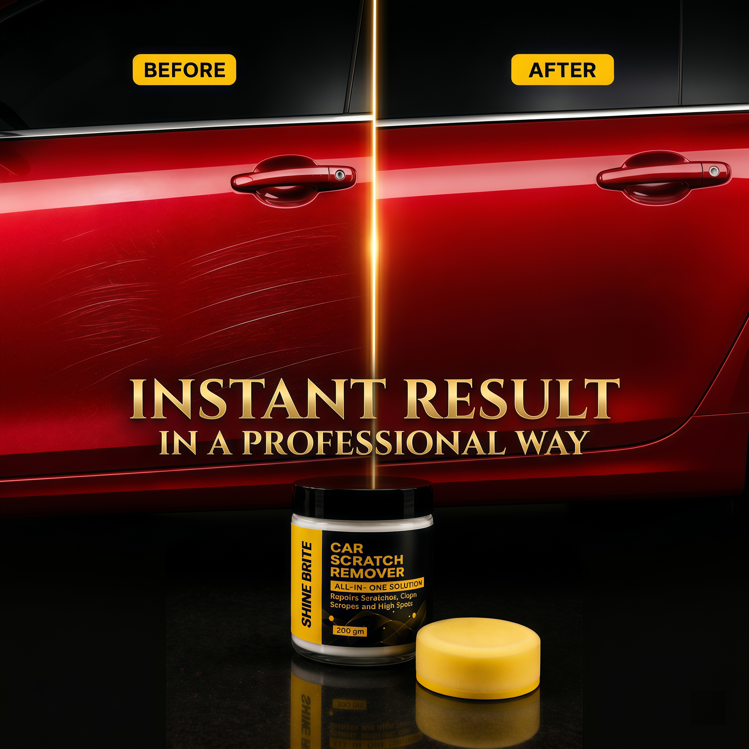 Premium Car Scratch Removal Cream with Deep Restoration & Long-Lasting Shine