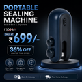 Premium Mini Portable Sealing Machine with Built-in Cutter & Magnetic Back